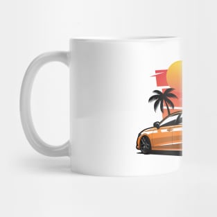 Orange Civic SI Sunset Palms Mug